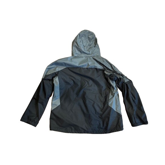 Columbia Jacket Size Large XL Black Red Gray Nylon Waterproof Interchange Shell - Picture 5 of 8